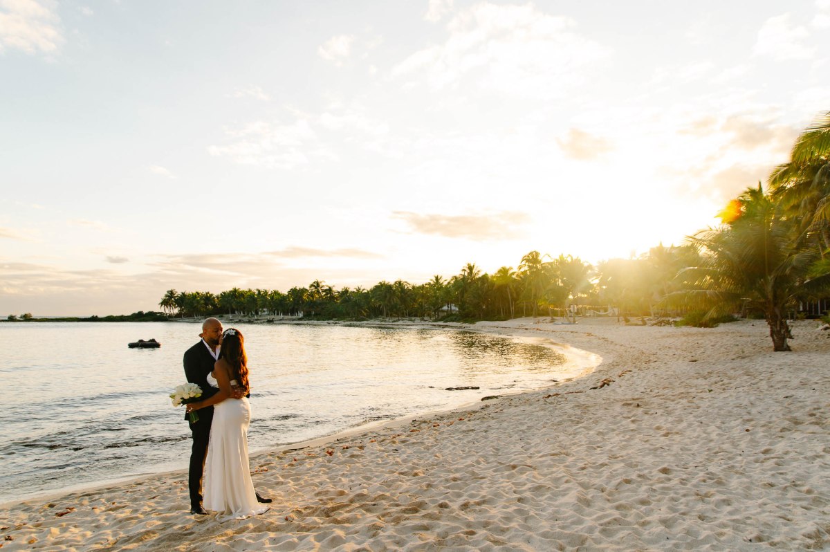 Beach Sunset Elopement Playa del carmen Riviera&nbsp;maya