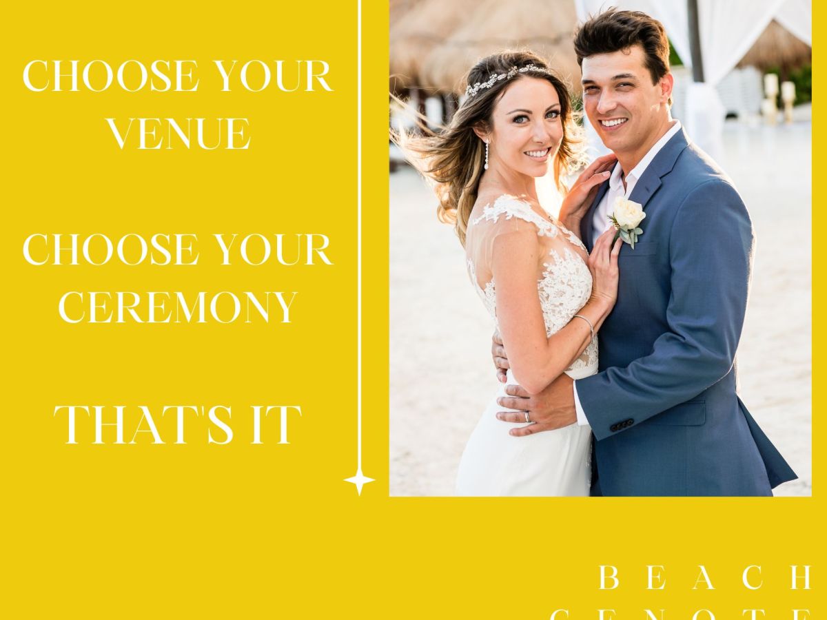 CHOOSE YOUR VENUE. CHOOSE YOUR CEREMONY. THAT’S&nbsp;IT.